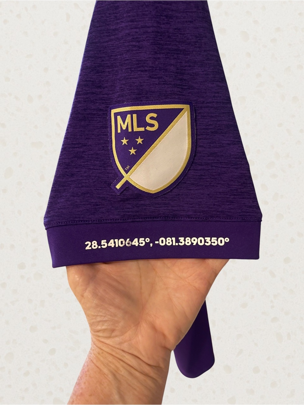 adidas Kids Orlando City Purple Soccer Jersey with Yellow Accents - Picture 5 of 7